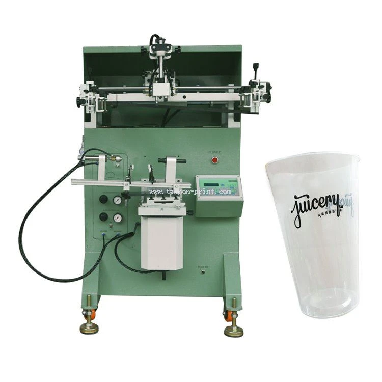 Máquina de impressão de tela para copos de plástico