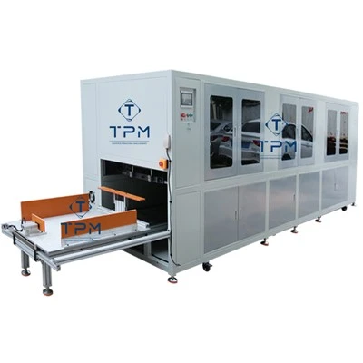 Máquinas de serigrafia para caixas de espuma de 3 cores